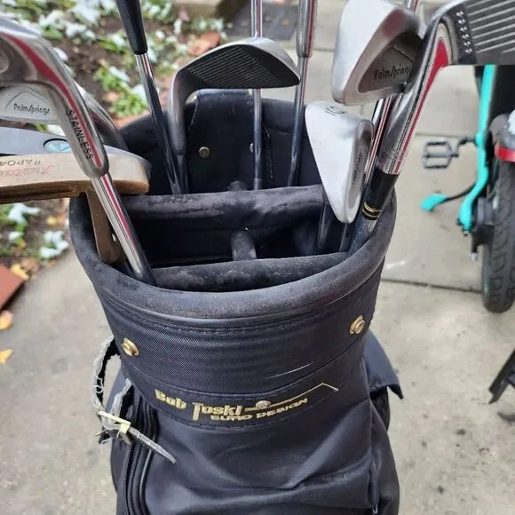 BOB TOSKI - 6 WAY Golf BAG And Clubs - Please See All Pictures - Picture 4 of 11